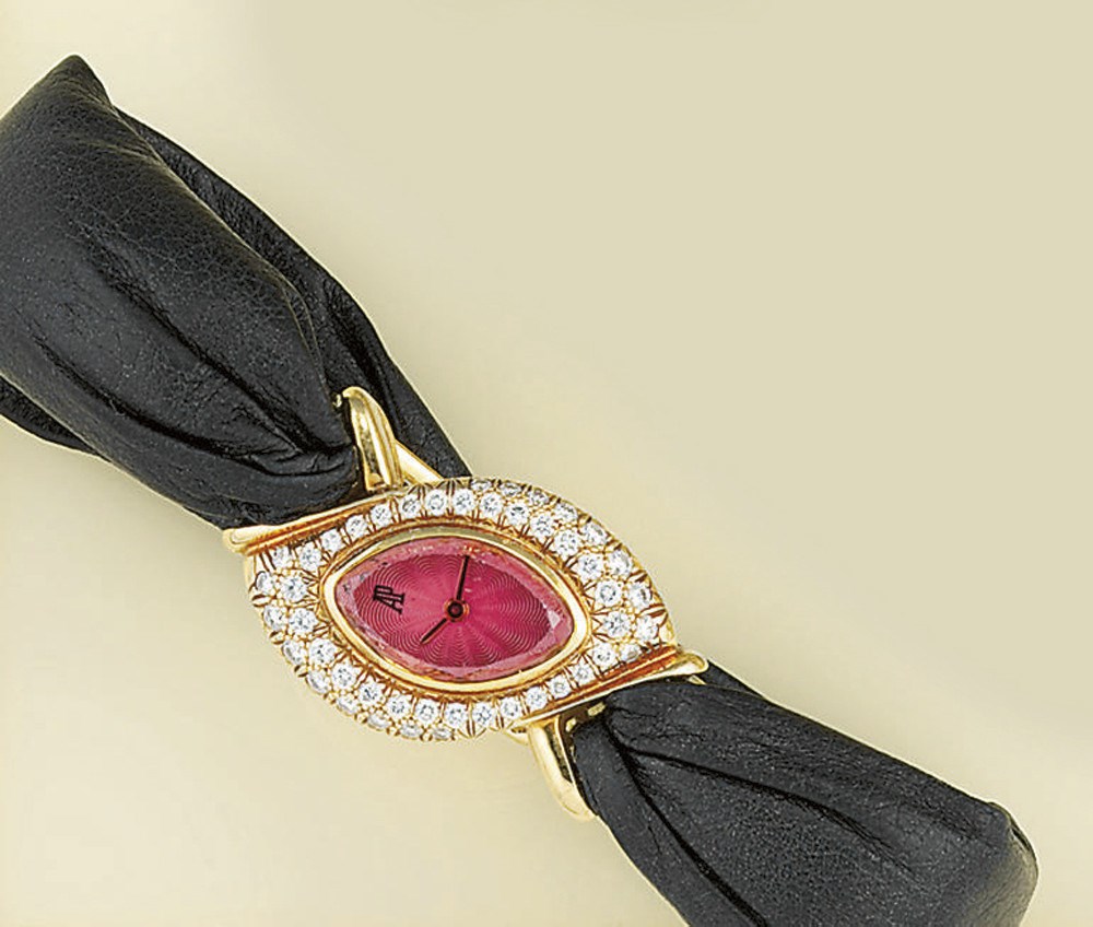 A lady's quartz, diamond and gem wristwatch, by Audemars Piguet