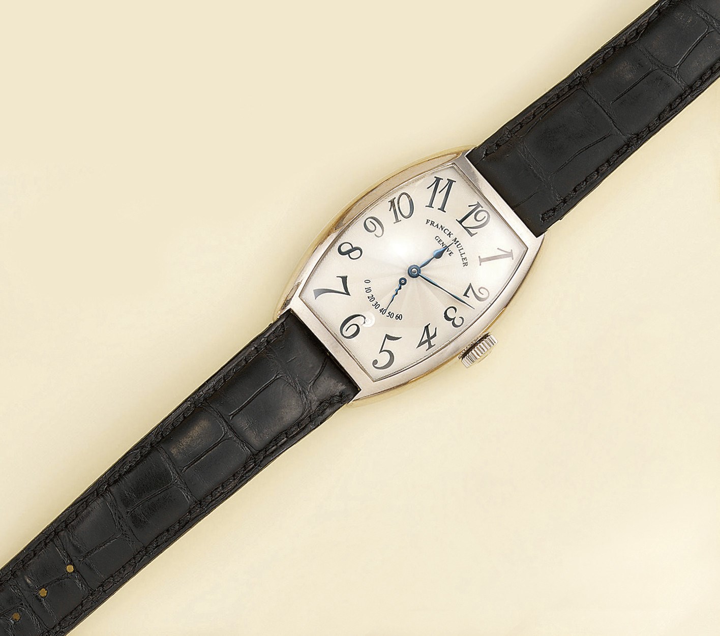 An 18ct. white gold wristwatch, by Franck Muller