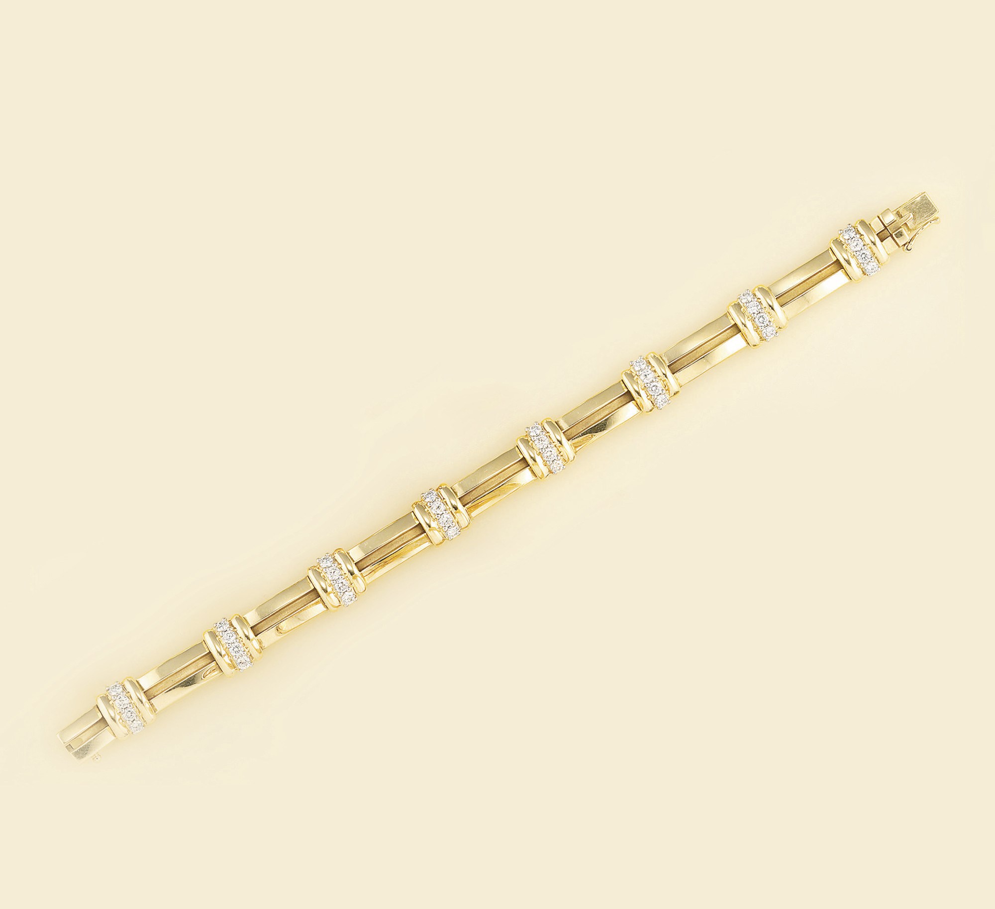 A diamond set bracelet, by Tiffany & Co.