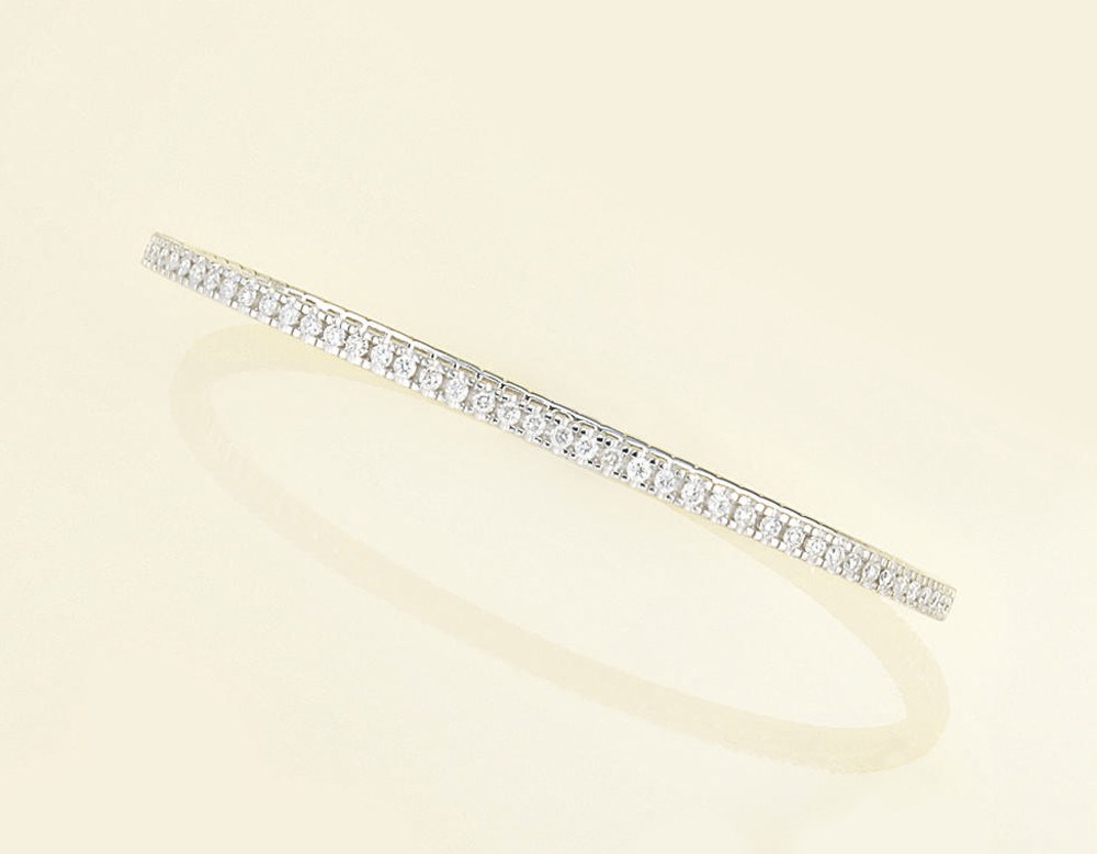 A diamond bangle