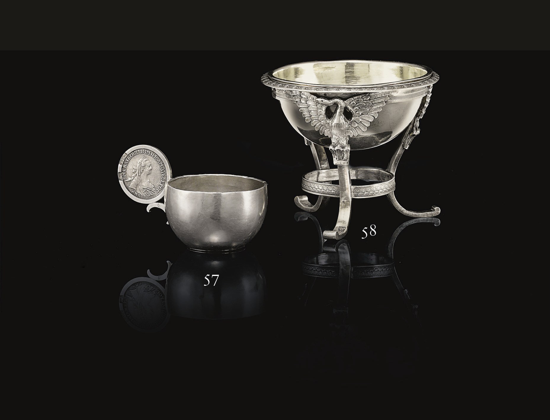 A Silver Vodka Cup