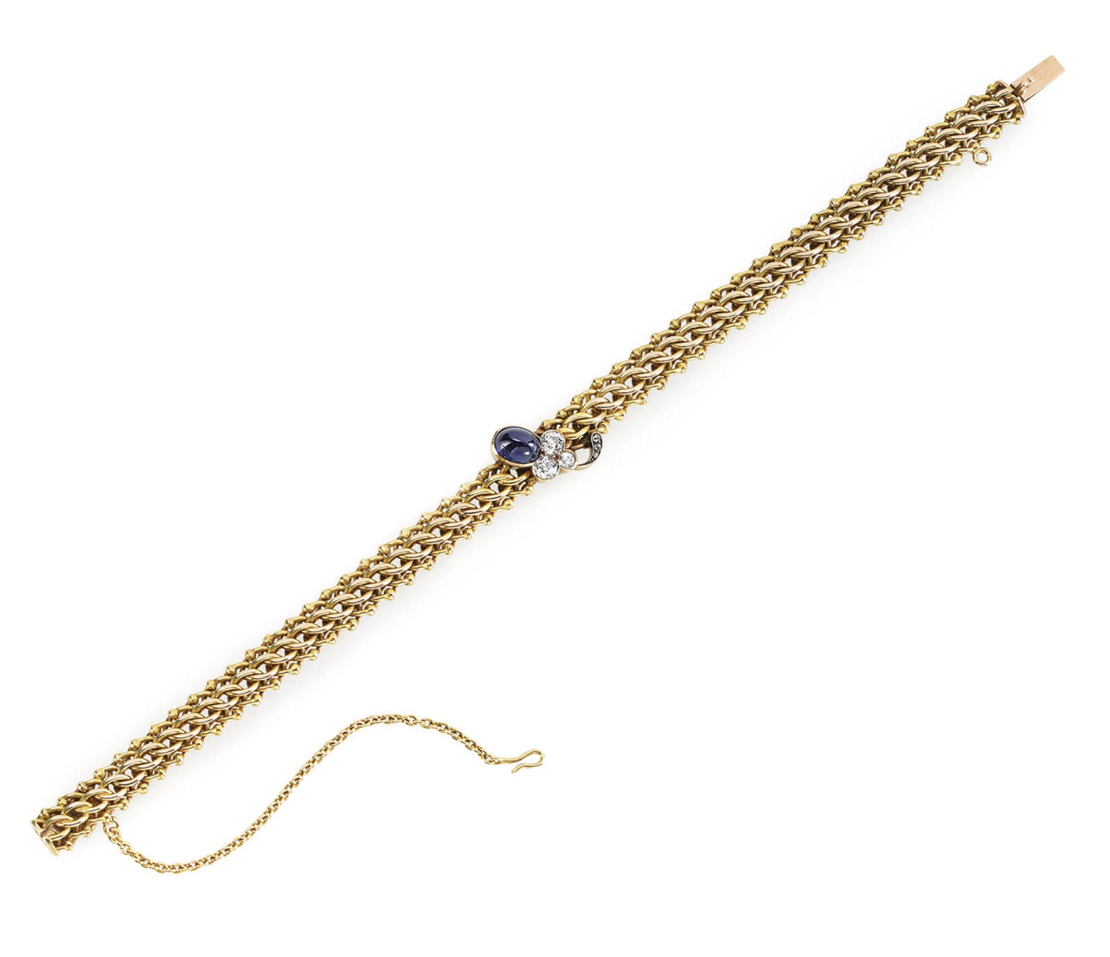 A Jeweled Gold Bracelet