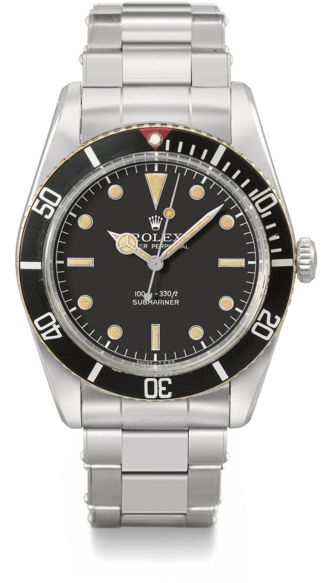 Rolex. A stainless steel automatic wristwatch with sweep centre seconds and bracelet