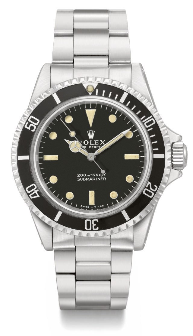 Rolex. A stainless steel automatic wristwatch with sweep centre seconds and bracelet