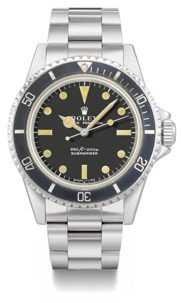 Rolex. A stainless steel automatic wristwatch with sweep centre seconds, bracelet and original guarantee