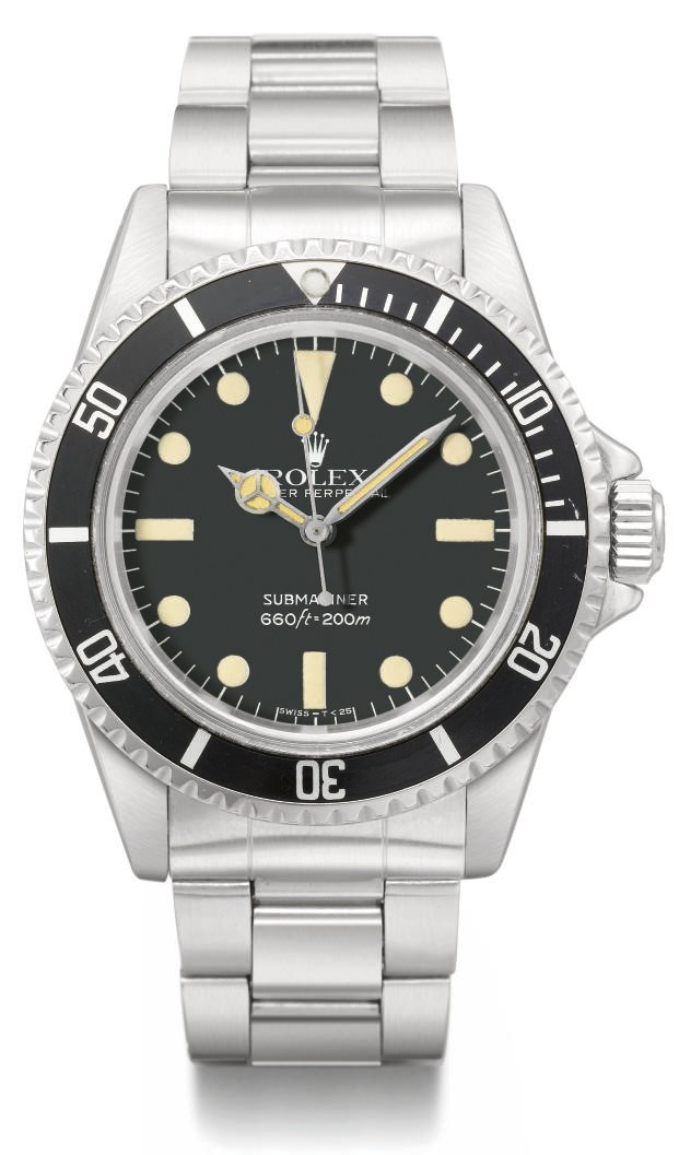 Rolex. A stainless steel automatic wristwatch with sweep centre seconds and bracelet