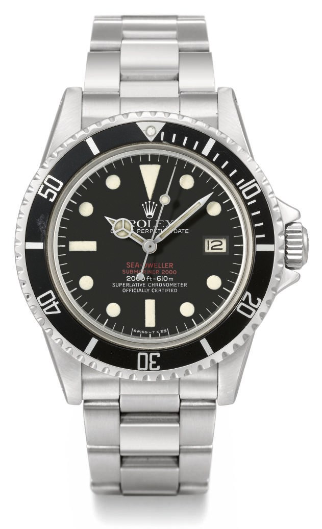 Rolex. A rare stainless steel automatic wristwatch with sweep centre seconds, date and bracelet