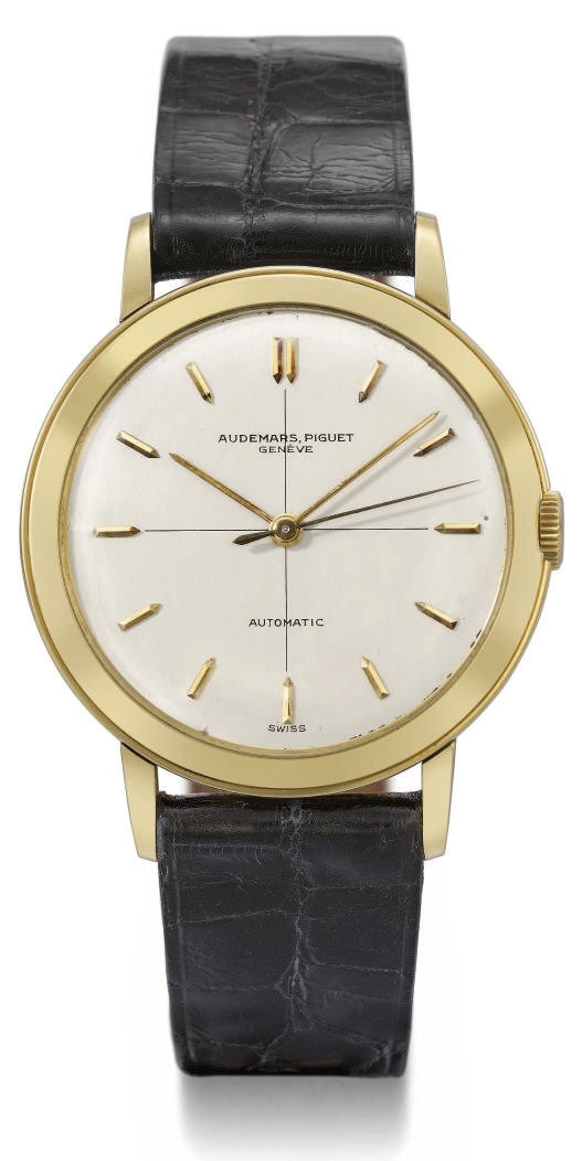 Audemars Piguet. A fine 18K gold automatic wristwatch with sweep centre seconds