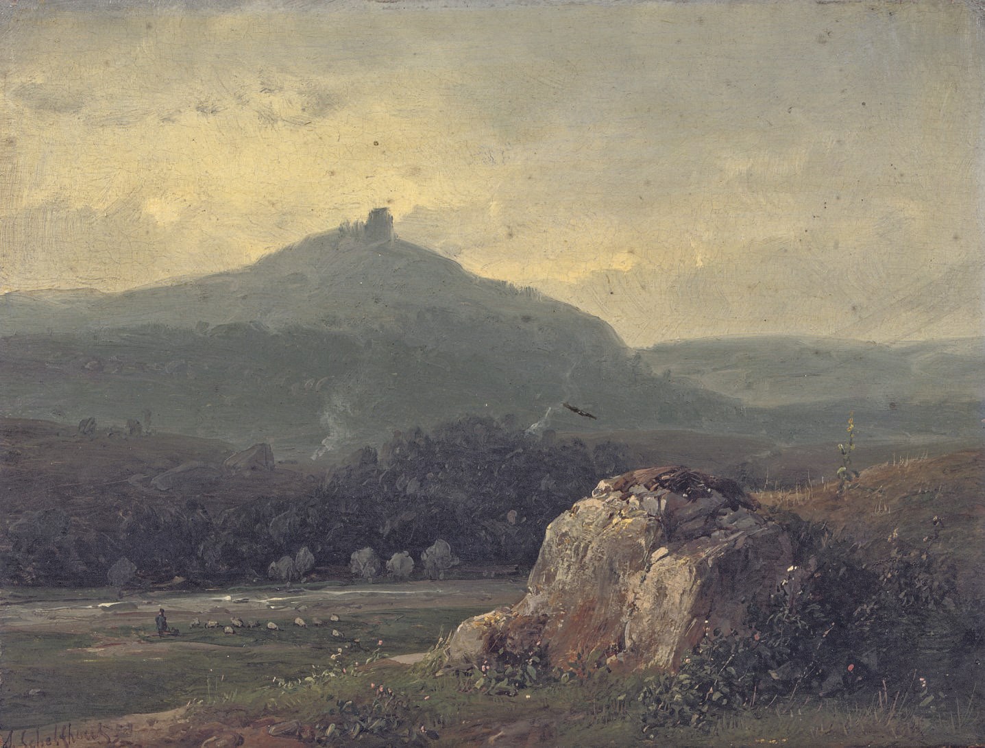 Andreas Schelfhout (The Hague 1787-1870)