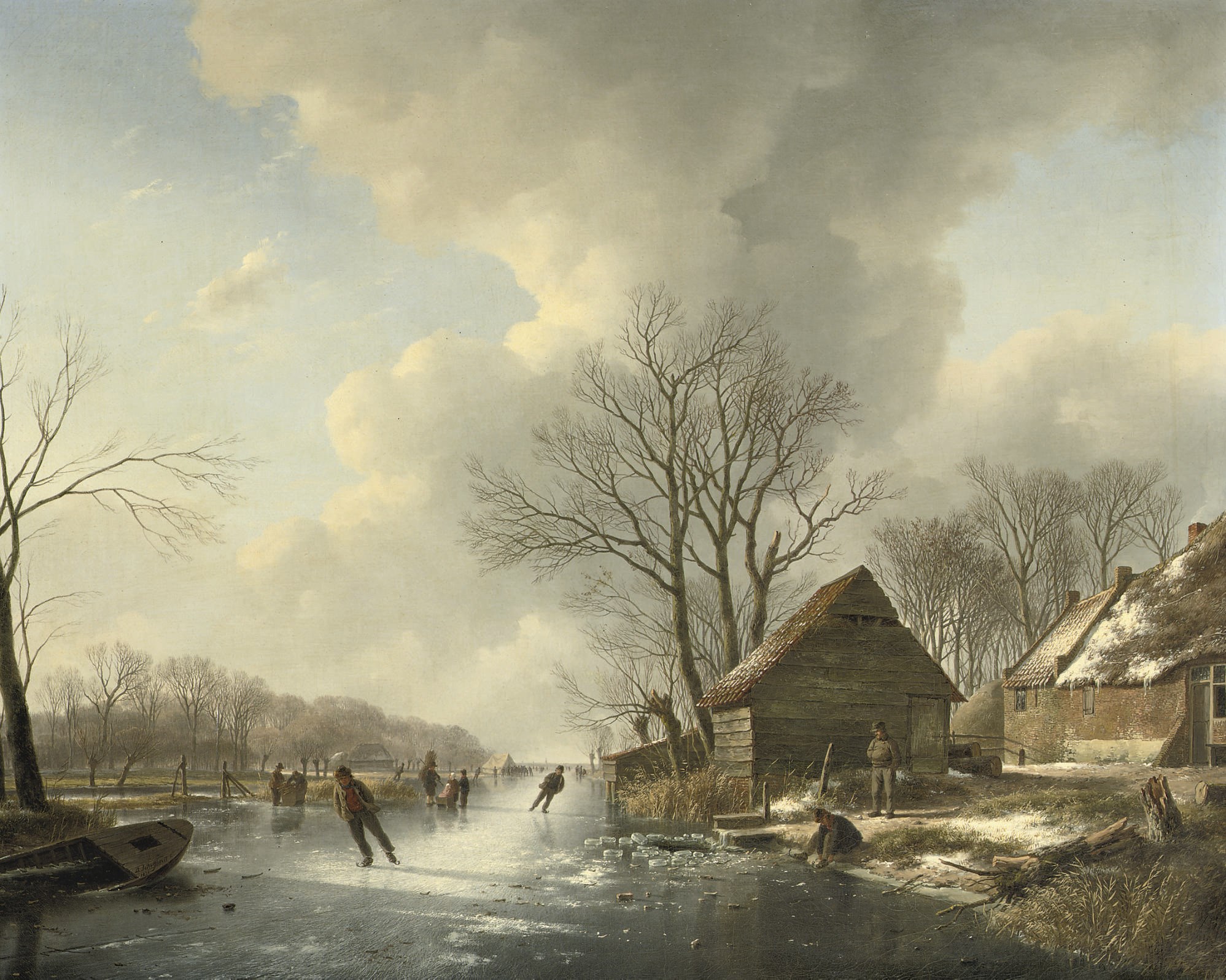 Andreas Schelfhout (The Hague 1787-1870)