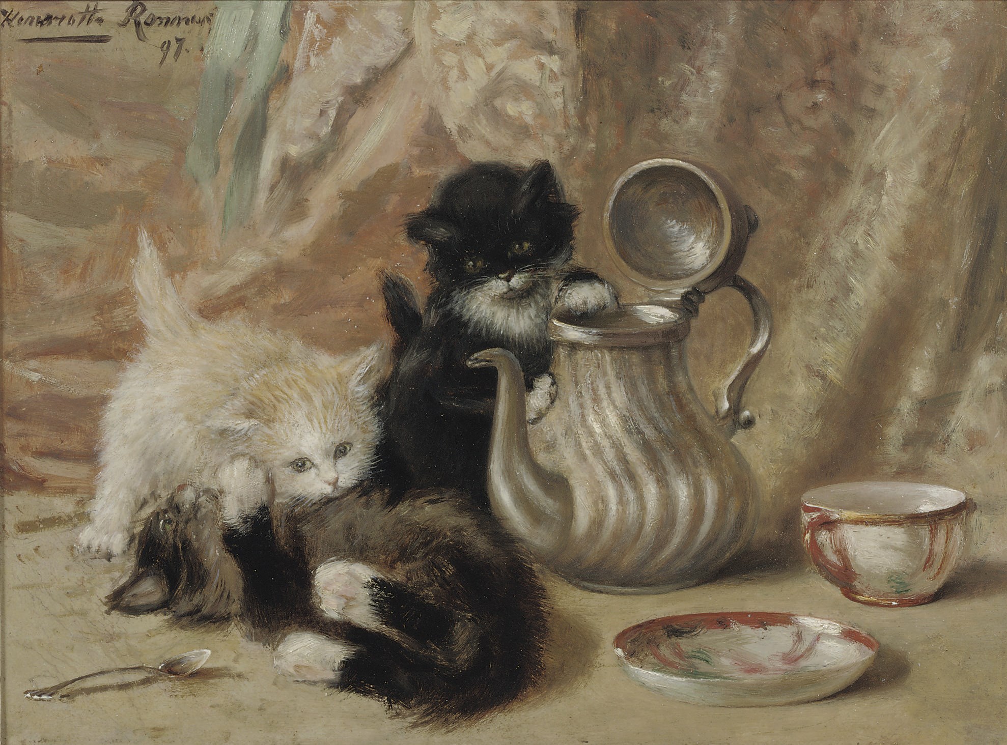 Henriette Ronner (Amsterdam 1821-1909 Elsene)
