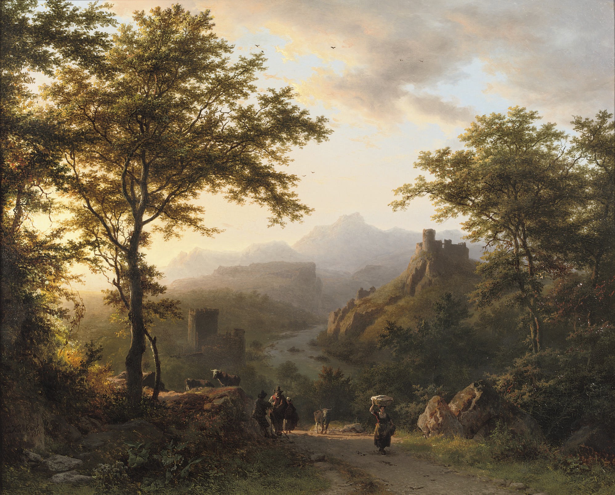 Barend Cornelis Koekkoek (Middelburg 1803-1862 Cleves)