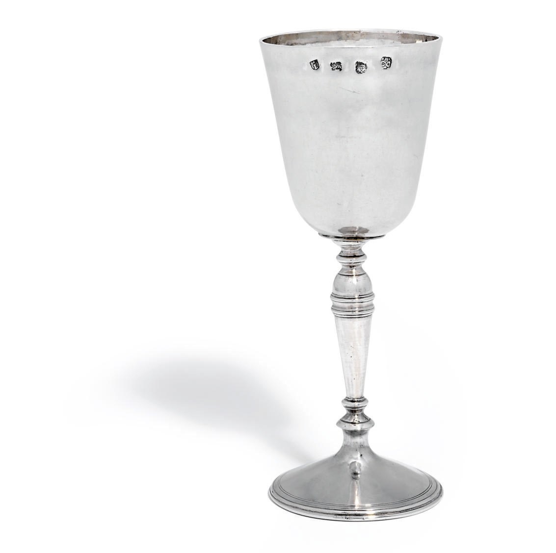 A CHARLES I SILVER WINE-CUP