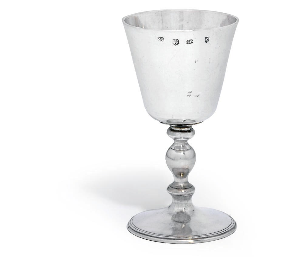 A CHARLES I SILVER WINE-CUP