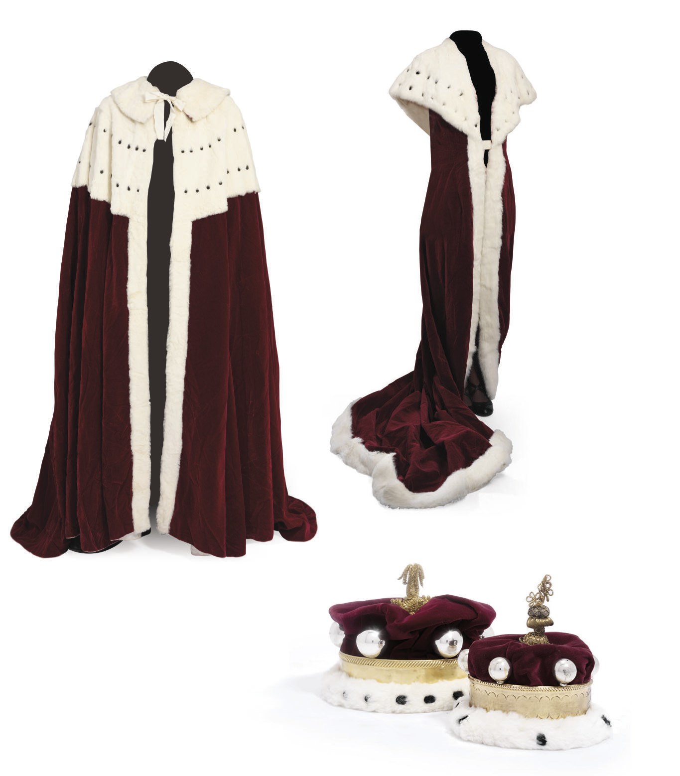 THE CORONATION ROBES OF BARON AND BARONESS WOODBRIDGE