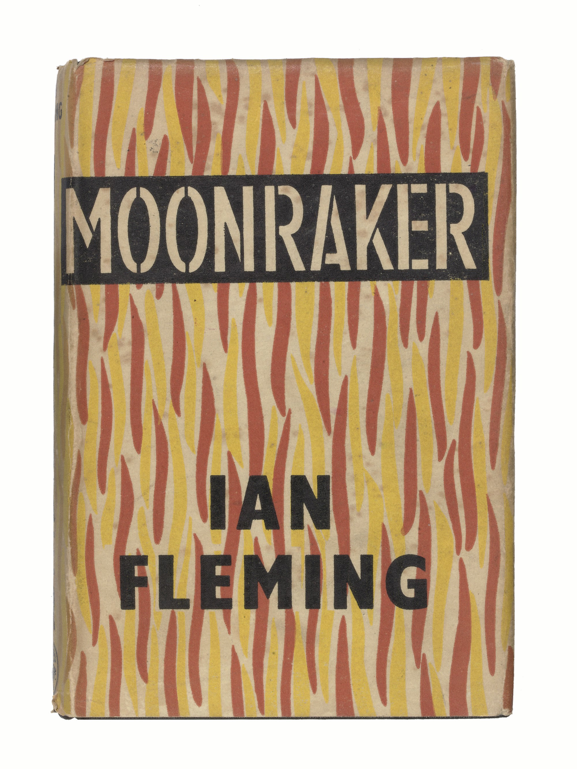 FLEMING, Ian (1908-1964). Moonraker. London: Jonathan Cape, 1955. 8°. (Light spotting on the foredge.) Original black cloth, spine and front cover lettered in silver, original dust-jacket by Kenneth Lewis after Ian Fleming (jacket spine lightly faded, light wear at the extremities). FIRST EDITION, in a very good dust-jacket.