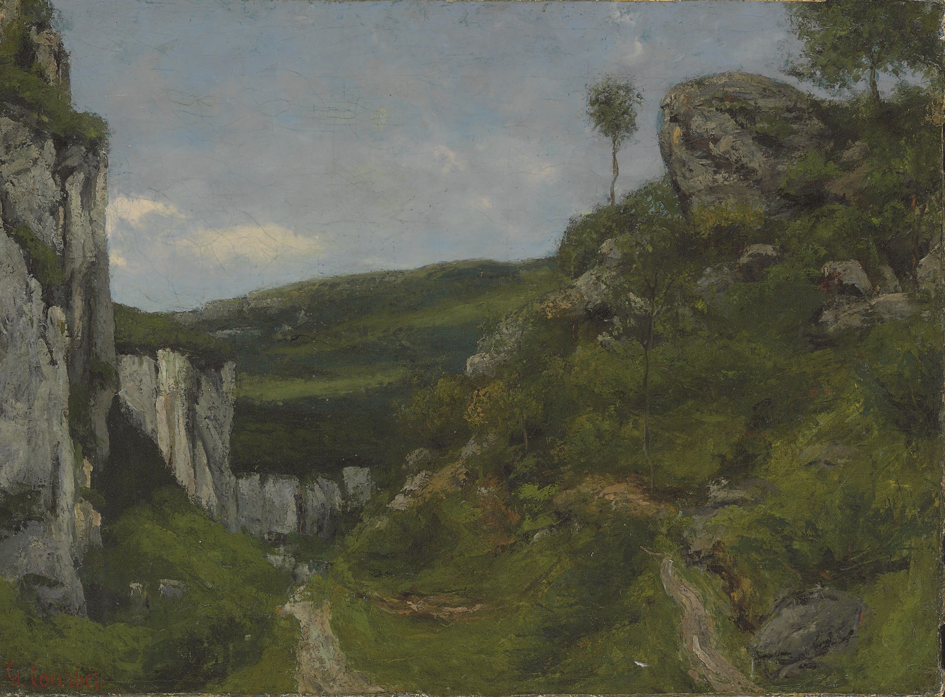Gustave Courbet (Ornans 1819-1877 La Tour-de-Peilz)