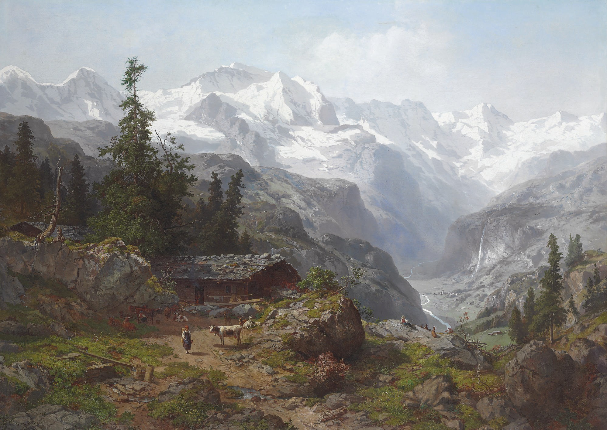 Joseph Nikolaus Bütler (Kussnach 1822-1885 Düsseldorf)