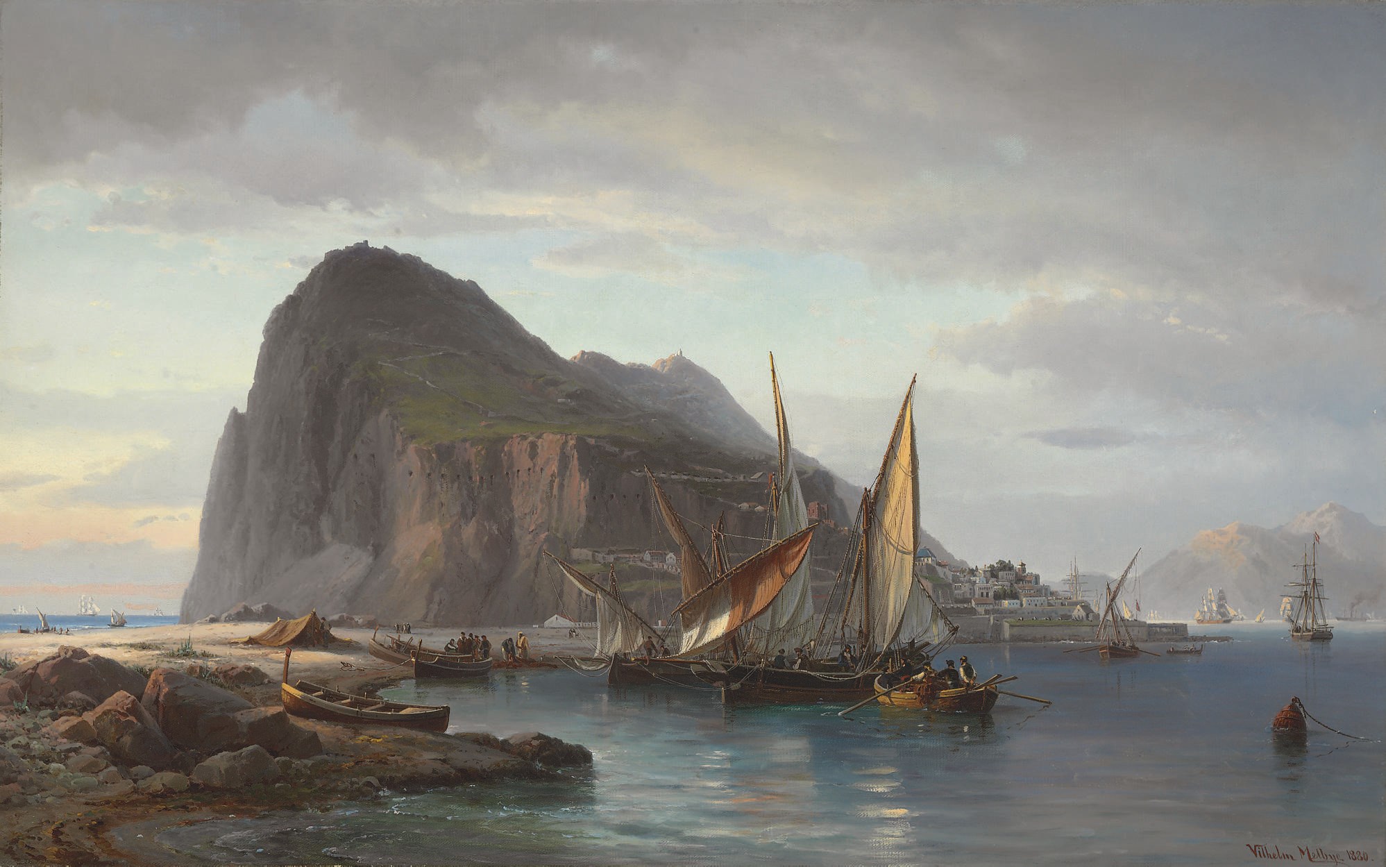 Vilhelm Melbye (Melbinger 1824-1882 Roskilde)