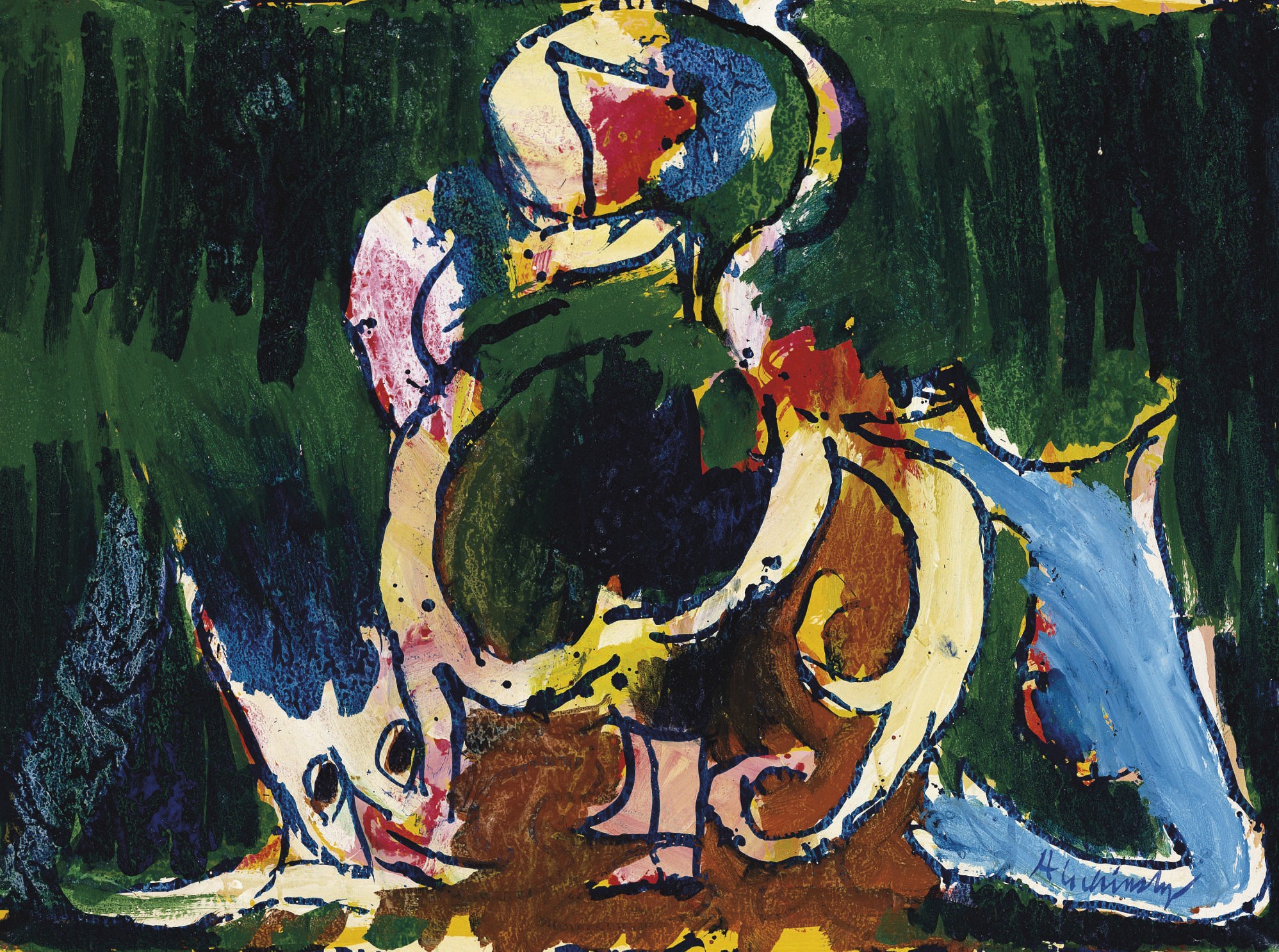 Pierre Alechinsky (BELGIAN, B. 1927)