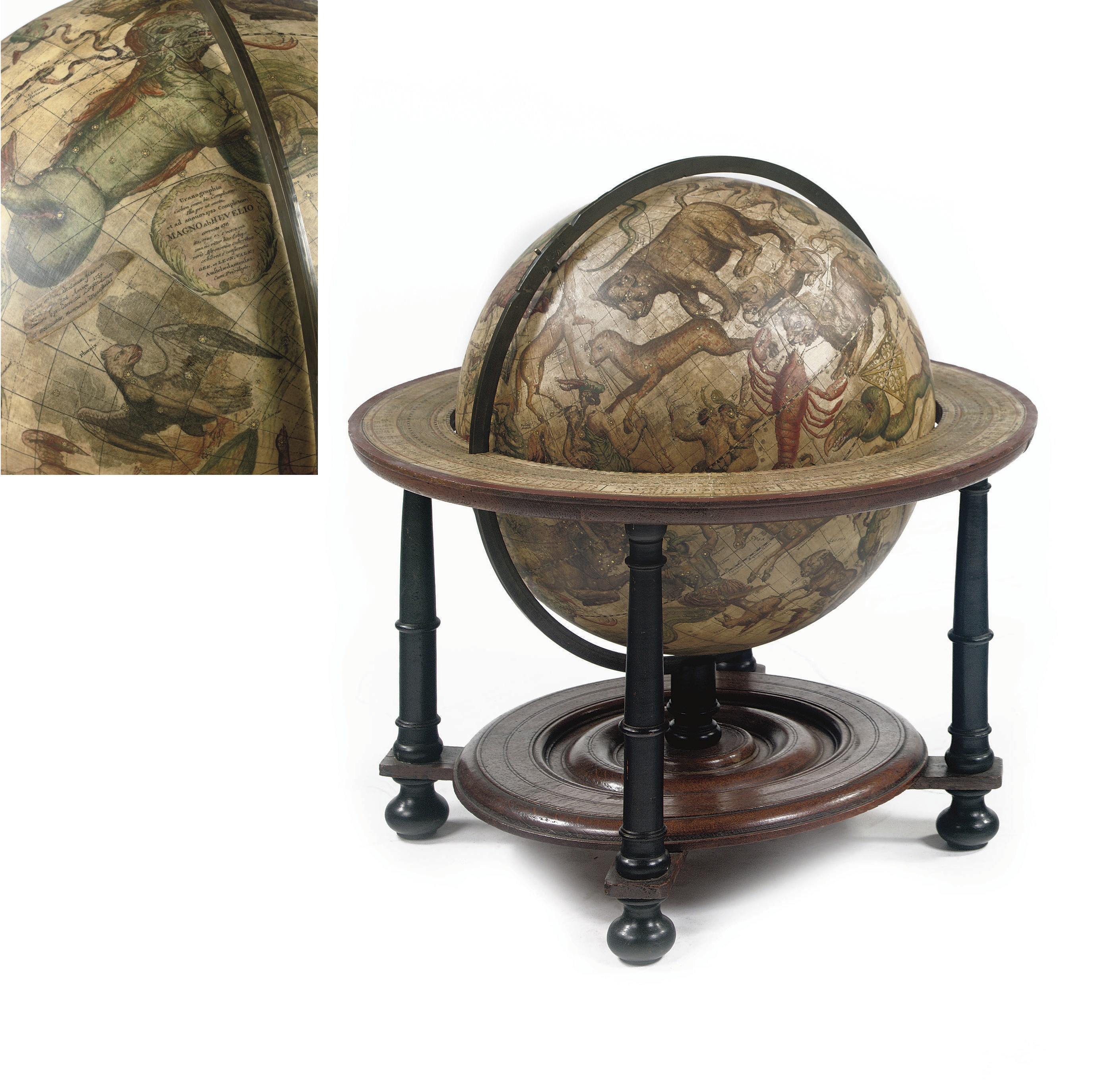A 39-CM. DUTCH CELESTIAL GLOBE