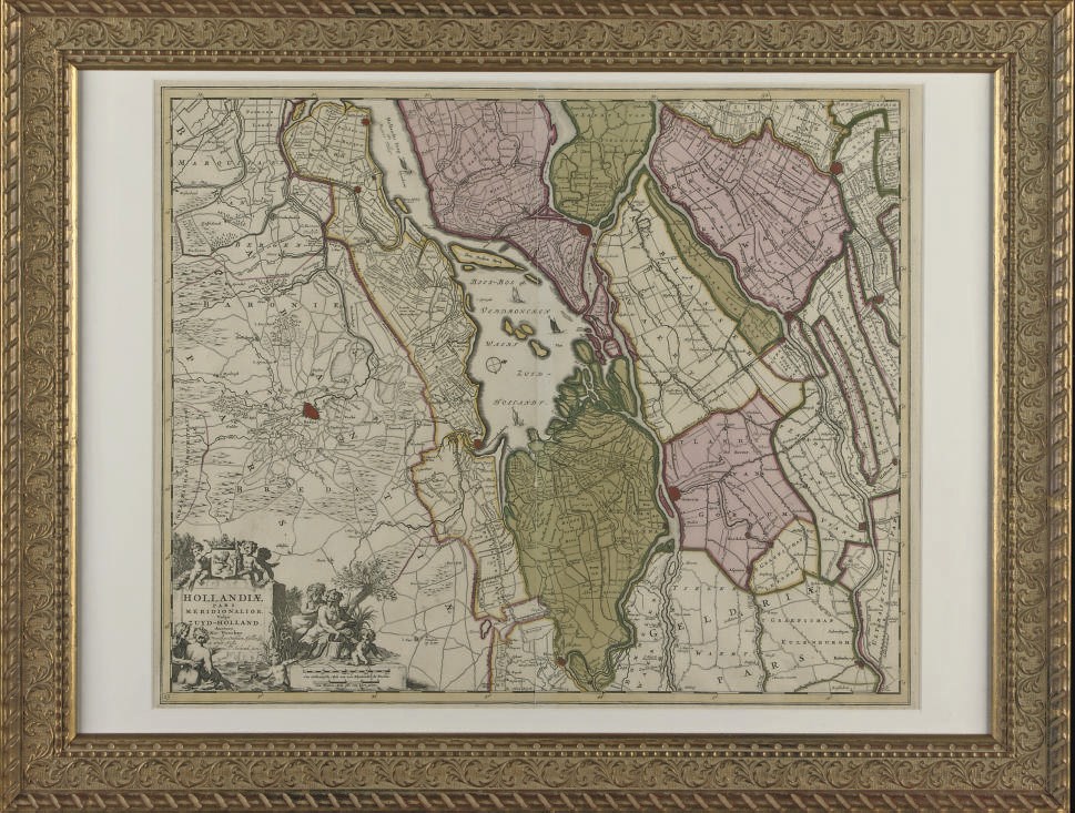 Visscher, N., 'Hollandiae pars meridionalior, vulgo Zuyd-Holland'