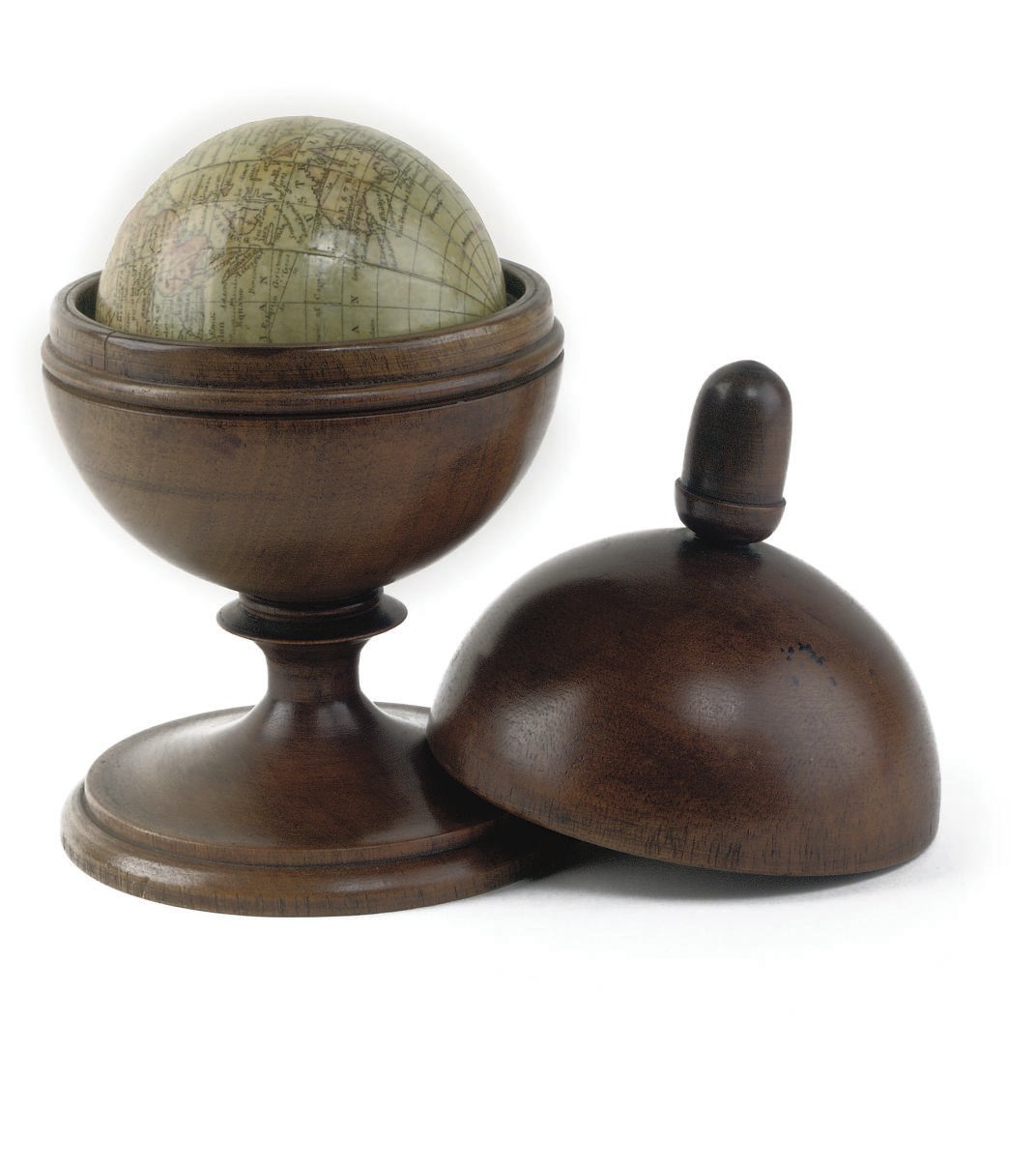 A 3-INCH TERRESTRIAL POCKET GLOBE