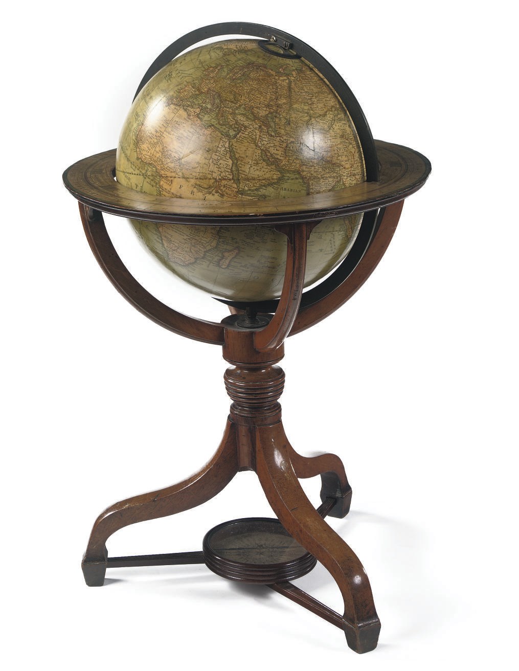 A VICTORIAN 12-INCH TERRESTRIAL TABLE GLOBE