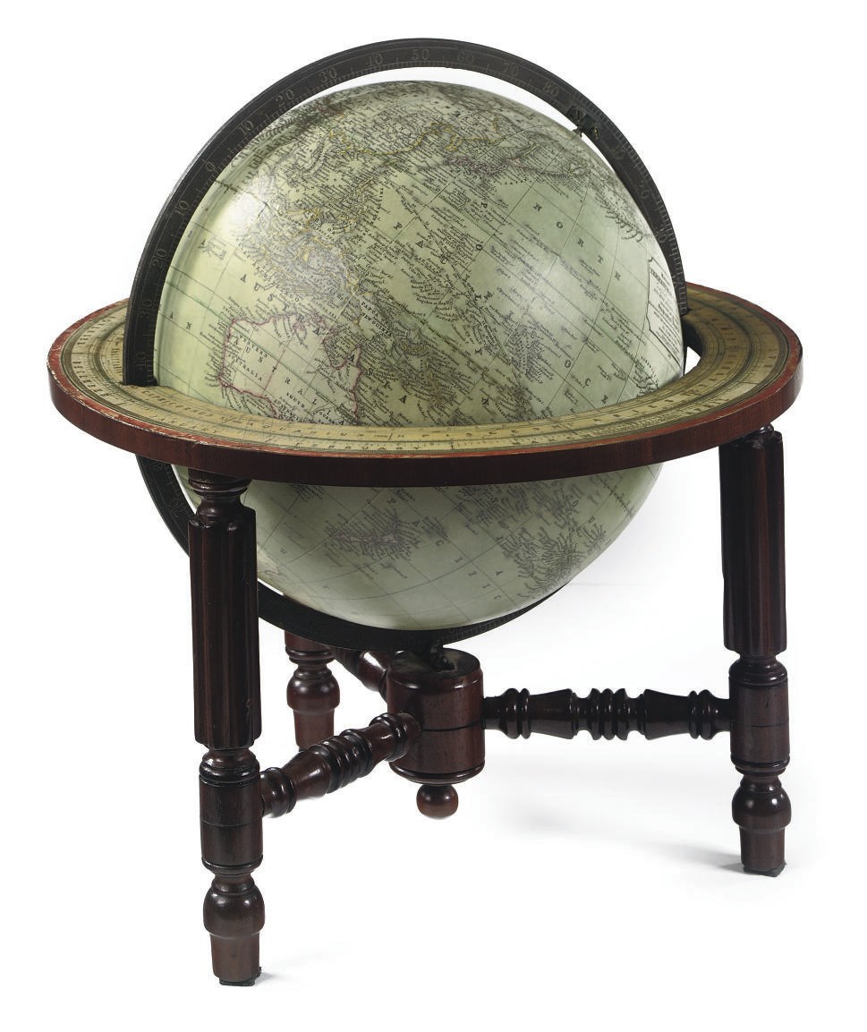 A VICTORIAN 12-INCH TERRESTRIAL TABLE GLOBE