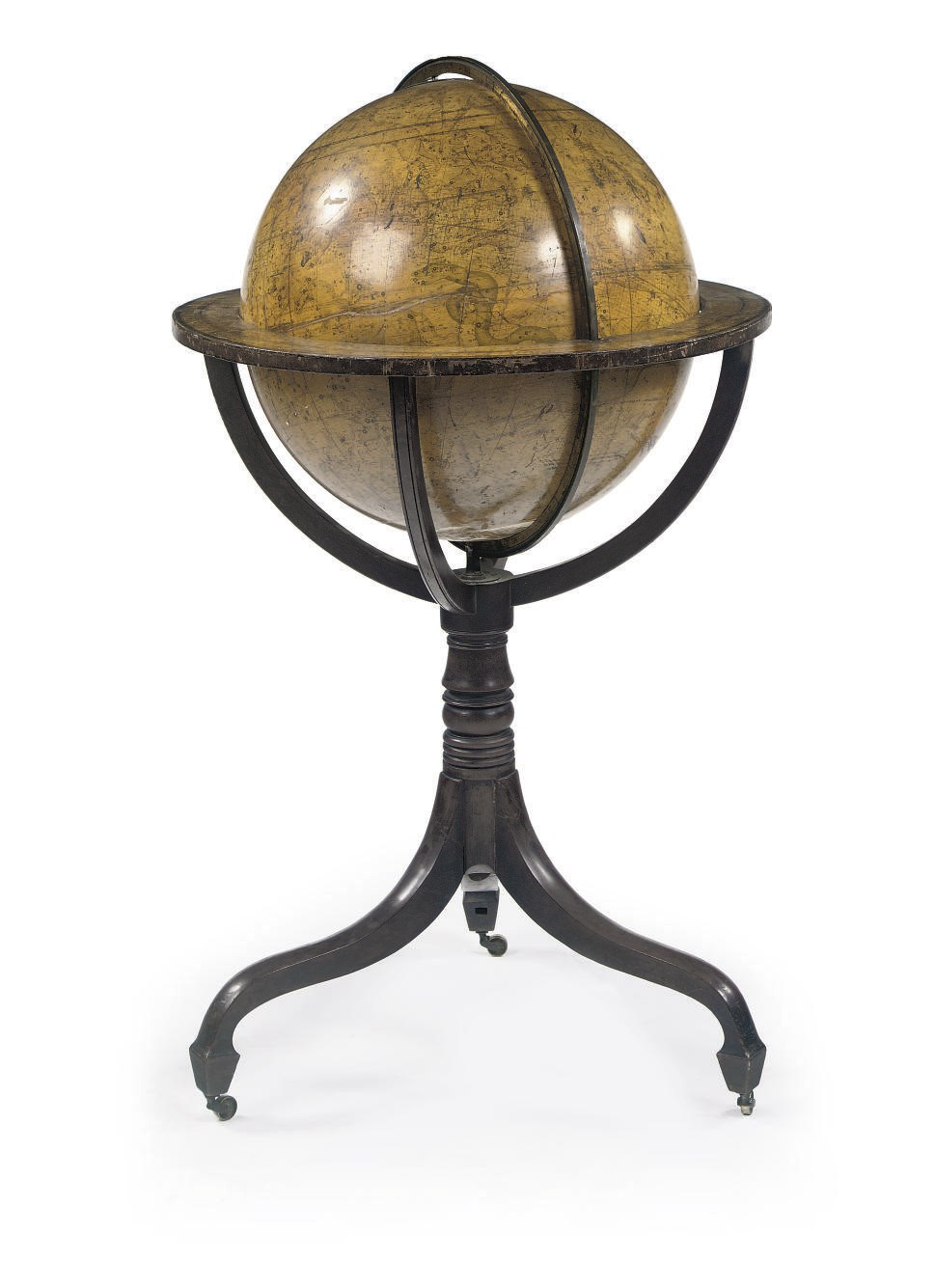 A GEORGE III 21-INCH CELESTIAL LIBRARY GLOBE