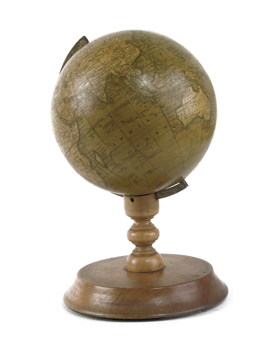 A VICTORIAN 4.5-INCH TERRESTRIAL GLOBE