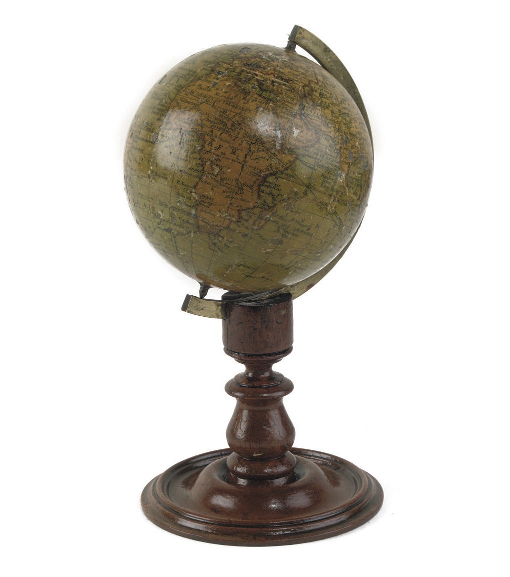 A VICTORIAN 3-INCH TERRESTRIAL GLOBE
