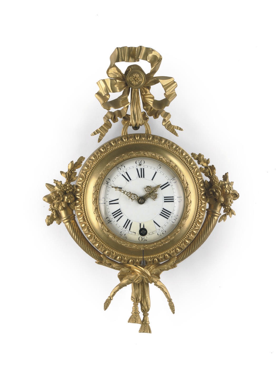 A FRENCH 'CARTEL D'ALCOVE' TIMEPIECE WITH PULL-WOUND REPEAT