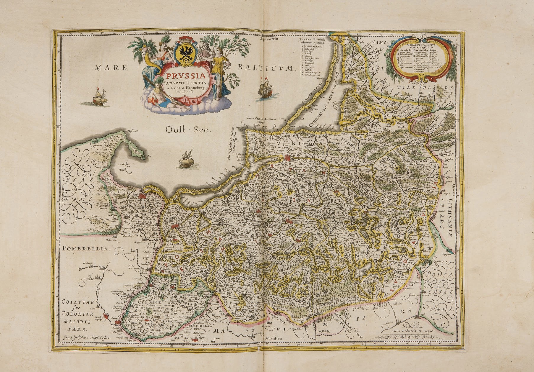 BLAEU, Willem (1571-1638) & BLAEU, Jan (1596-1673). Atlas Mayor, ò Geographia que contiene las Cartas, y Descripciones de partes orientales de Europa. [Volume II seul] . Amsterdam: Blaeu, [1658-1672].