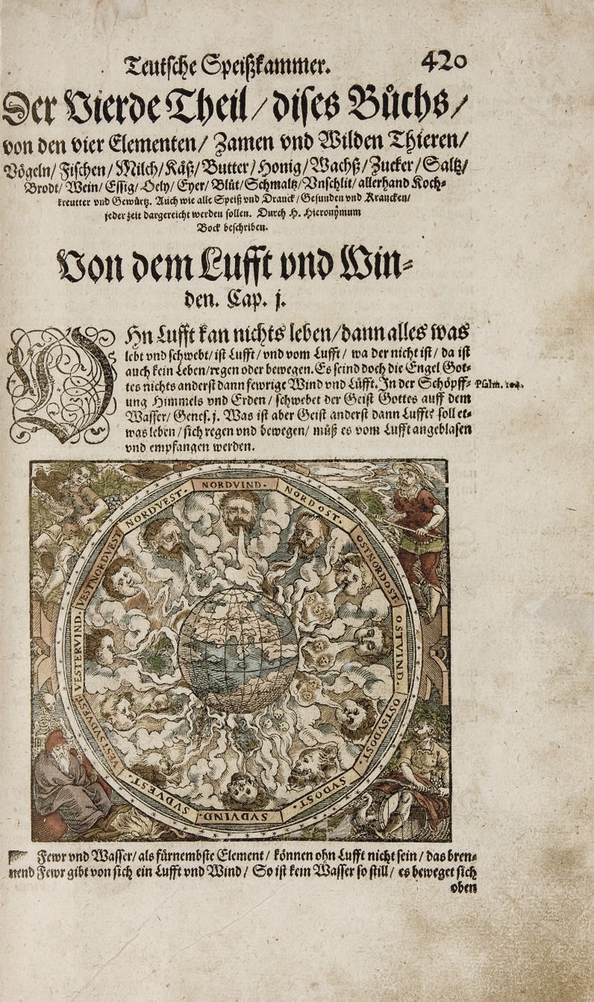 [BOCK, Hieronymus (1489? - 1554). Kreütterbuch. Additions de Melchior Sebizius. Strasbourg: Josias Rihel, 1595].