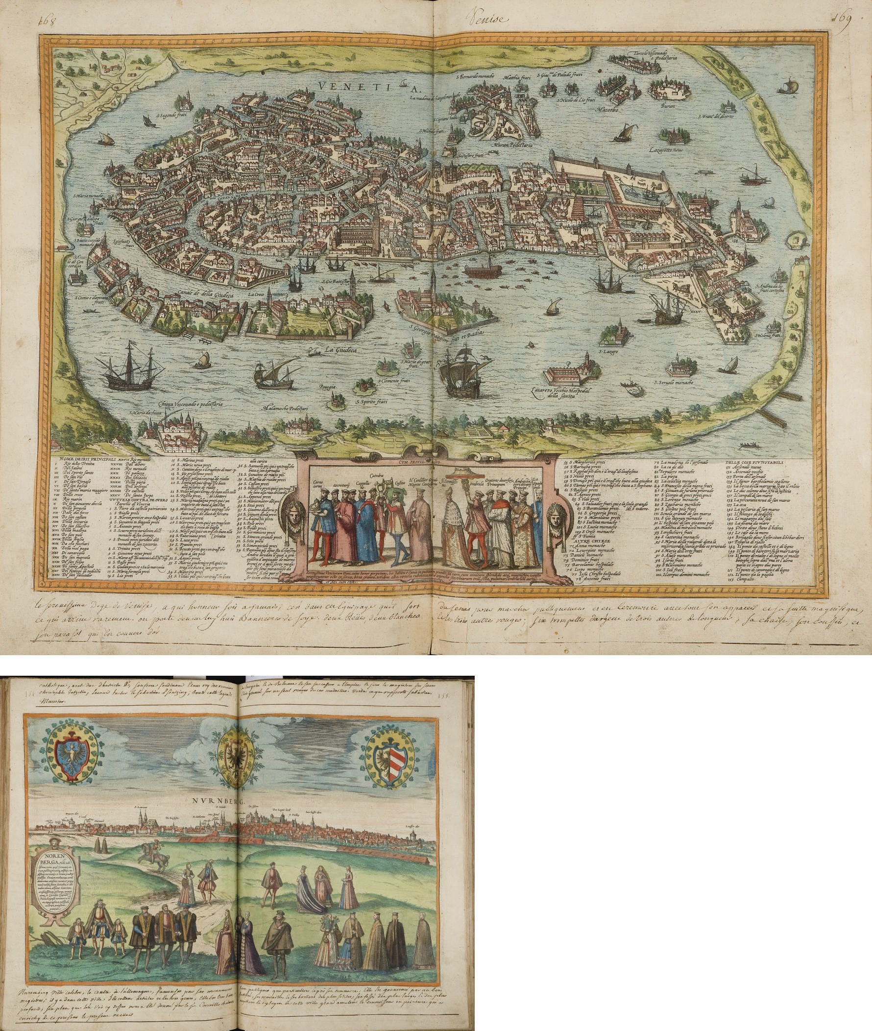 BRAUN, Georg (1541-1622) & HOGENBERG, Franz (1535-1590). Civitates orbis Terrarum. Anvers: Aegidius Radeus, 1575.