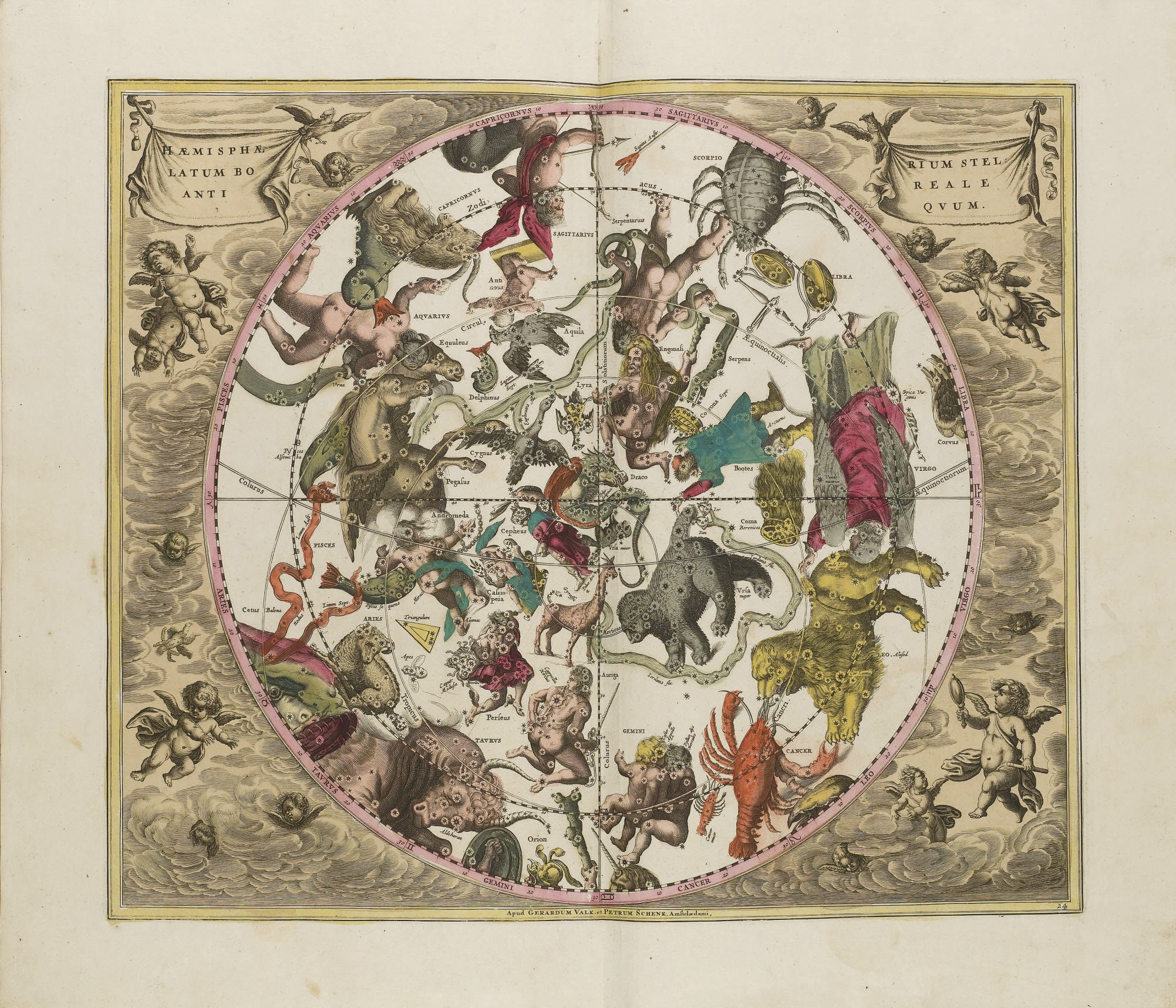CELLARIUS, Andreas (1596? - 1665). Harmonia Macrocosmica seu Atlas Universalis et Novus. Amsterdam: Peter Schenk & Gerard Valk, 1708.