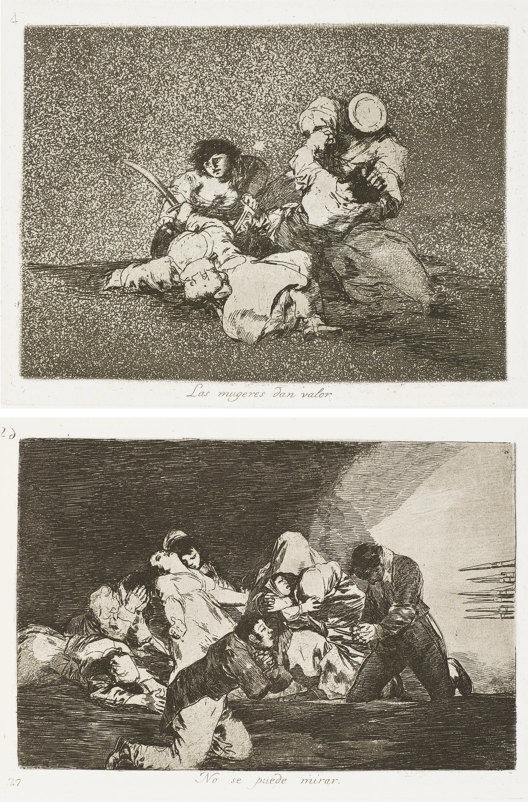 GOYA Y LUCIENTES, Francisco José de (1746-1828). Los Desastres de la guerra. Madrid: Laurenciano Potenciano pour la Real Academia, 1863.