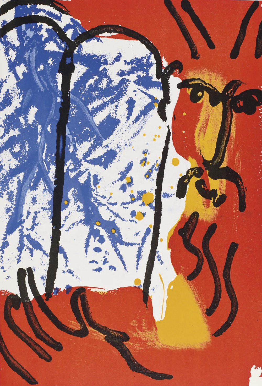 [CHAGALL] -- [La Bible]. Verve. Revue artistique et littéraire. Vol. VIII, n° 33 et 34. Paris: Éditions Verve, directeur Tériade, 1956.