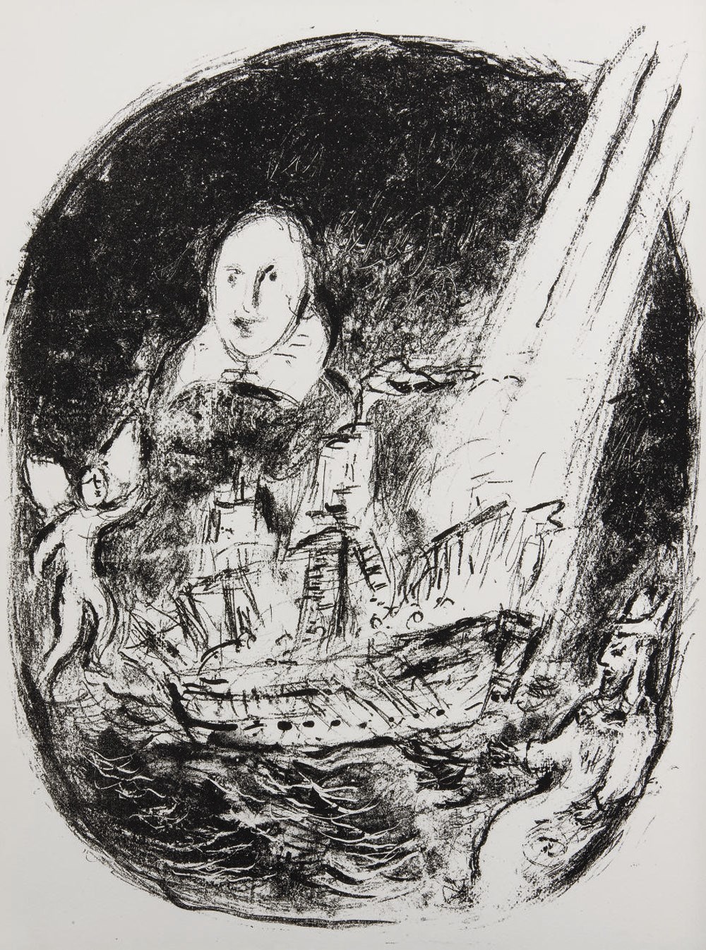 [CHAGALL] -- SHAKESPEARE, William (1554-1616). The Tempest. Monte Carlo: André Sauret, 1975.