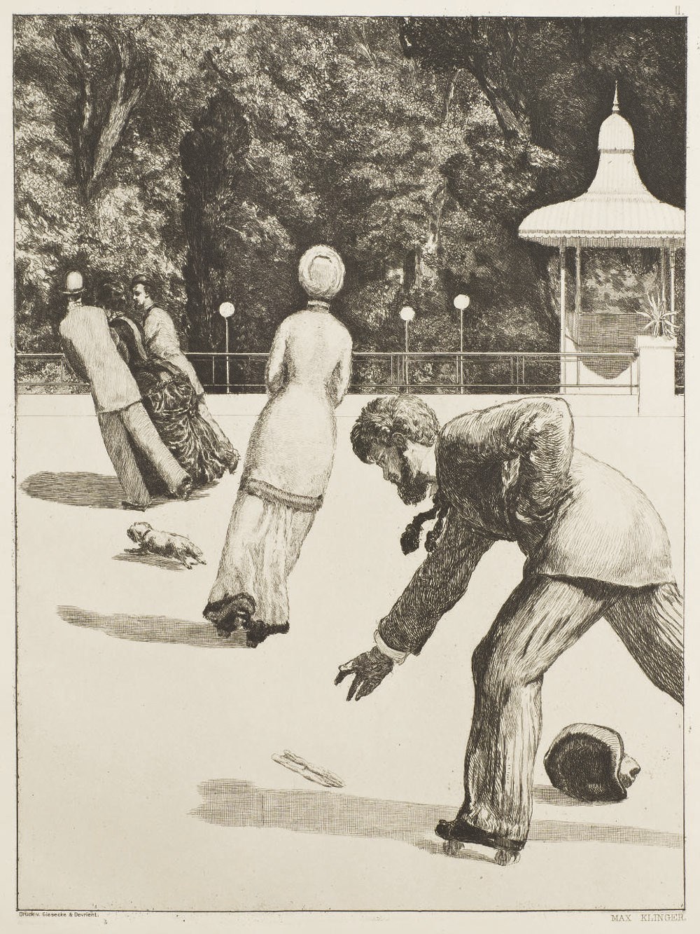 KLINGER, Max (1857-1920). Paraphrase über den Fund eines Handshuhes. Op. VI.. Leipzig: Verlag von Gertrud Hartmann-Klinger, 1924.