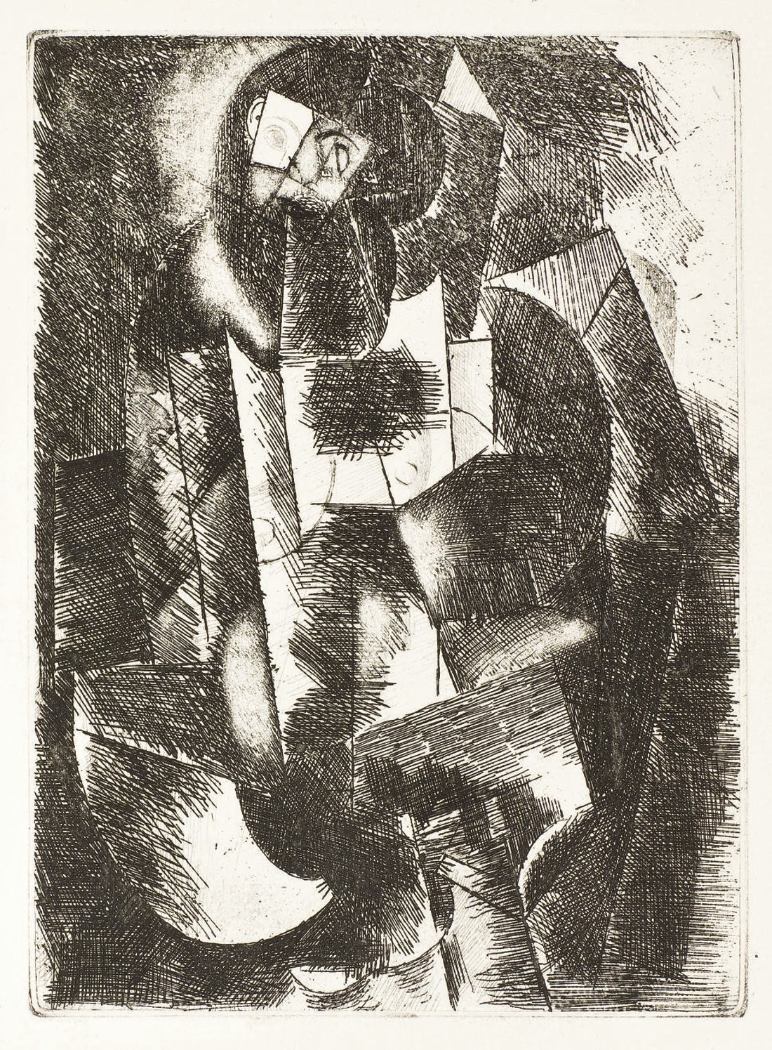 [PICASSO] --JACOB, Max (1876-1944). Le Siège de Jérusalem. Grande tentation céleste de Saint Matorel. Illustré d'eaux-fortes par Pablo Picasso. Paris: Henry Kahnweiler, 1914.