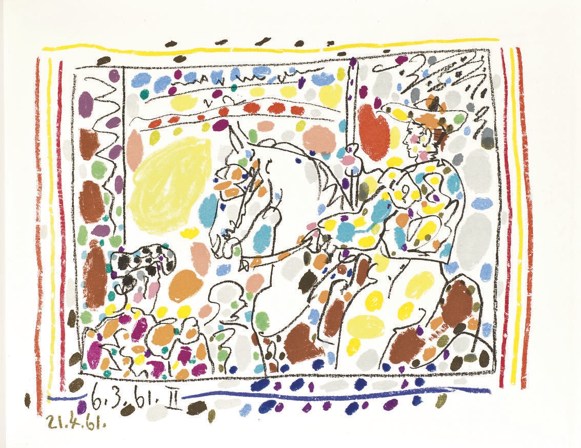 [PICASSO] -- SABARTÉS, Jaime. A los Toros. Monte-Carlo: André Sauret, 1961.