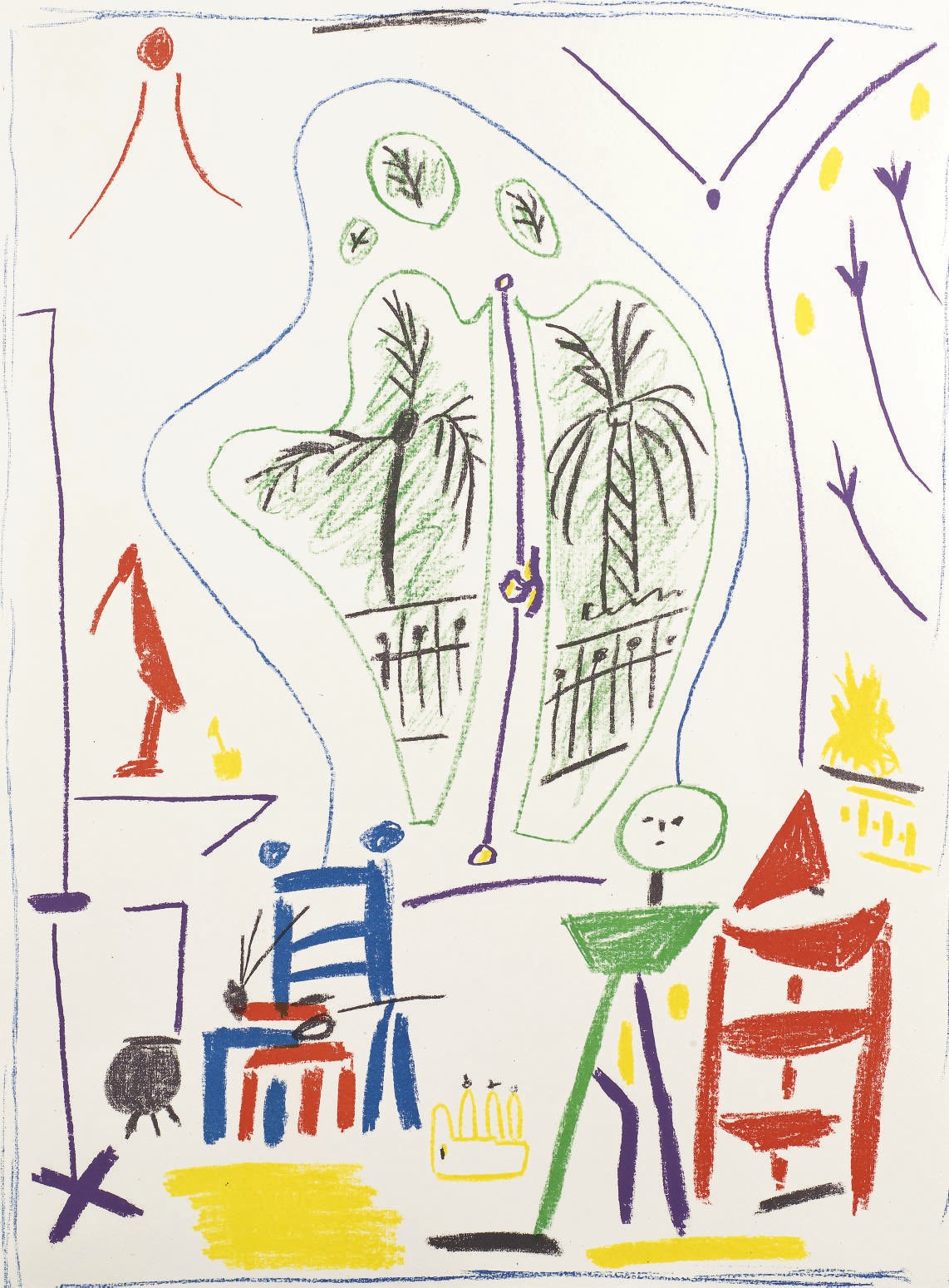 [PICASSO] -- SABARTÈS, Jaime. Dans l'atelier de Picasso. Paris: Fernand Mourlot, 1957.