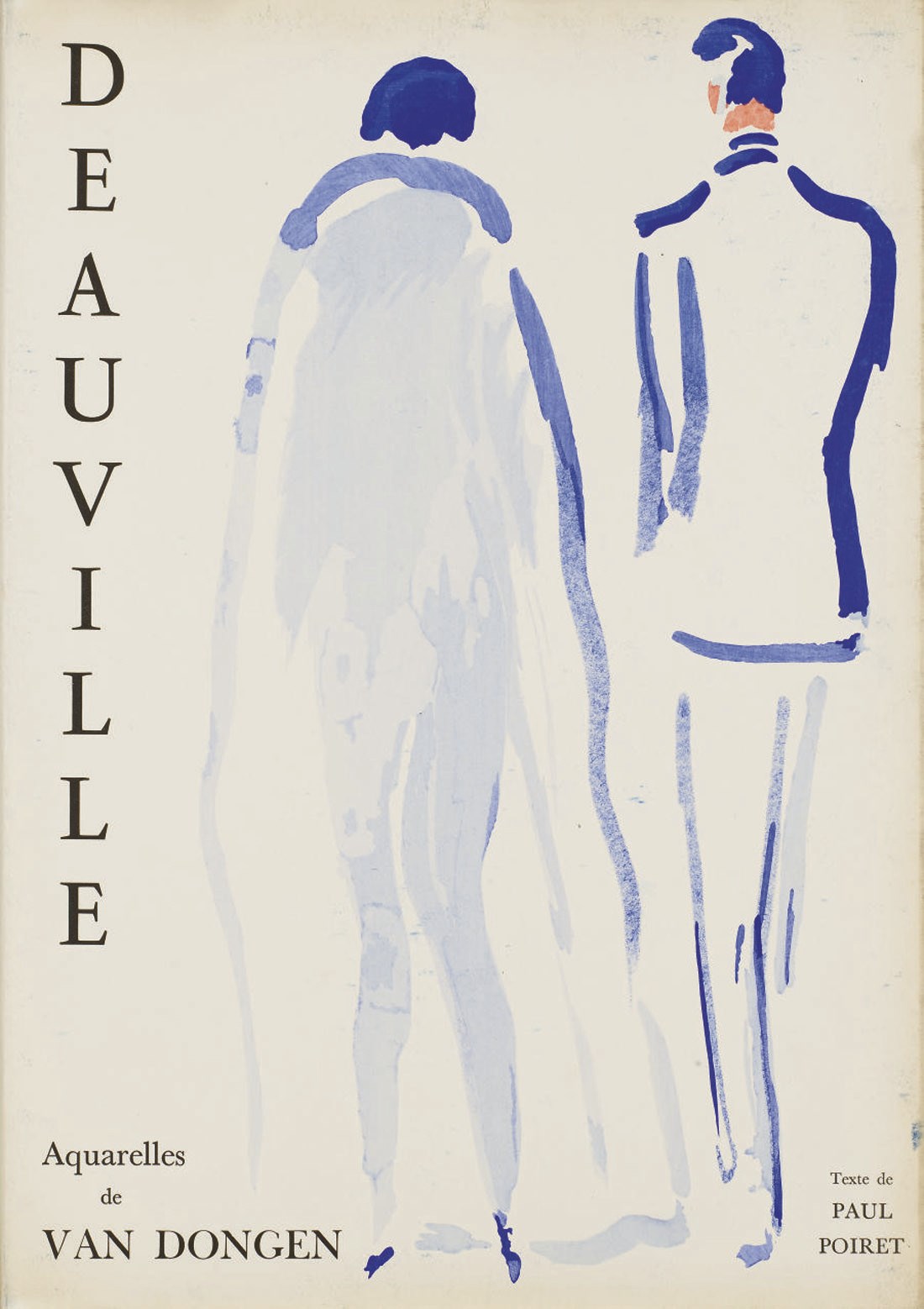 [VAN DONGEN] -- POIRET, Paul (1879-1944). Deauville. Aquarelles de Van Dongen. Paris: éditions M-P. Trémois, 30 mai 1931.