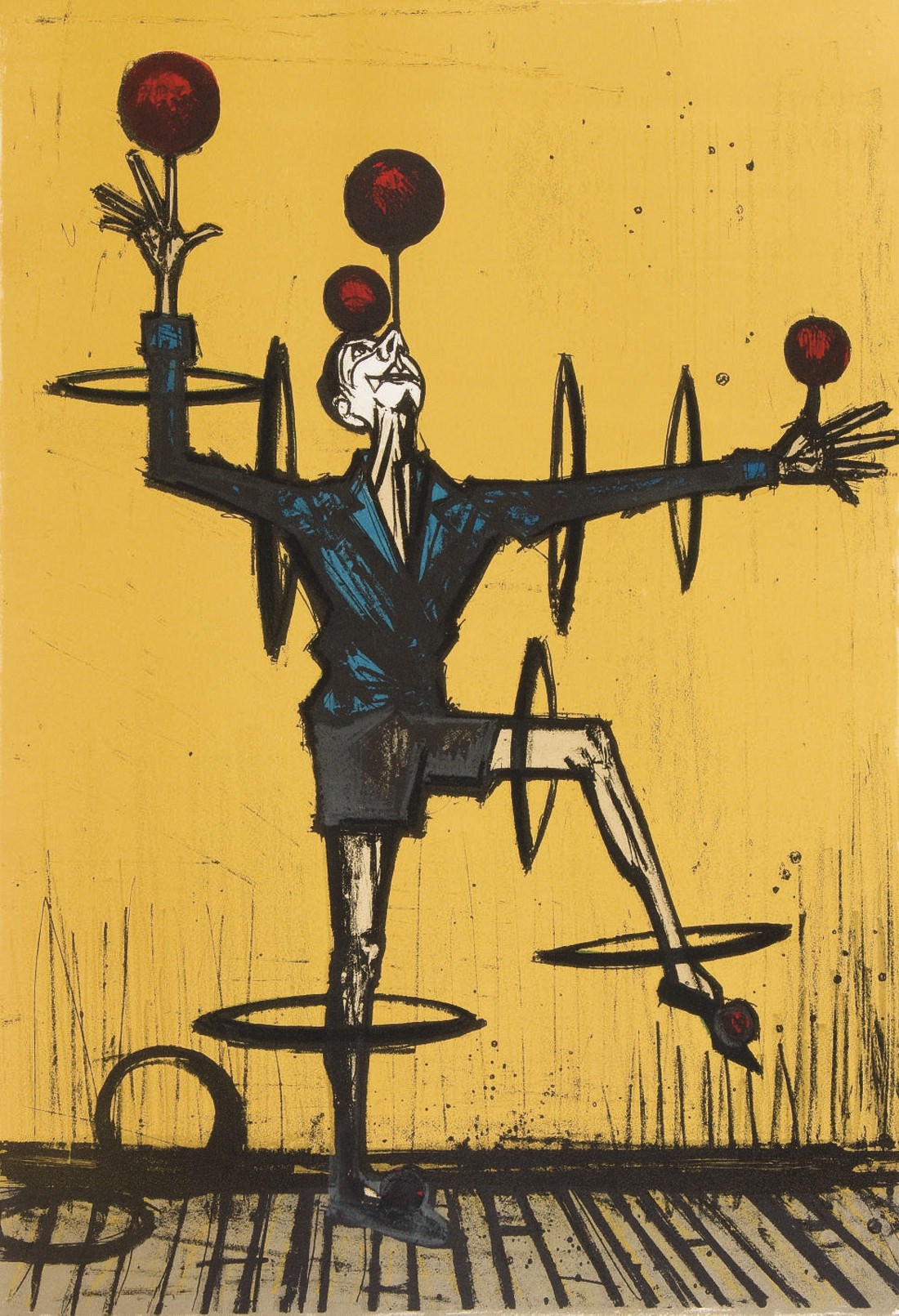 BUFFET, Bernard (1928-1999). Mon cirque. Paris: Fernand Mourlot, 5 avril 1968.