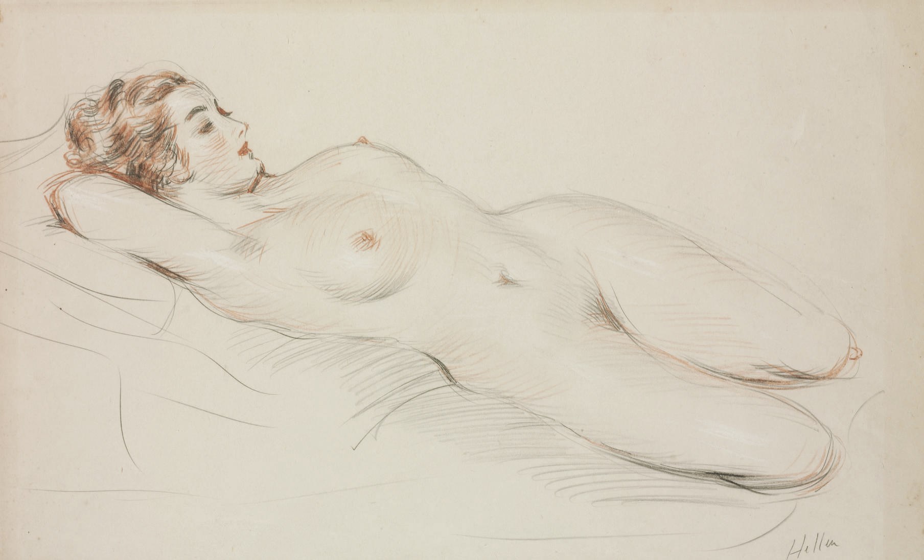 Paul-Cesar Helleu (Vannes 1859-1927 Paris)