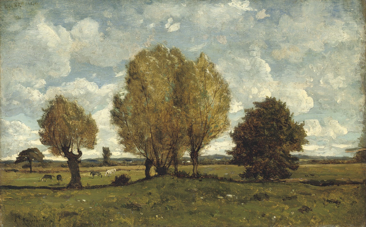 Henri-Joseph Harpignies (Valenciennes 1819-1916 Saint Privé)