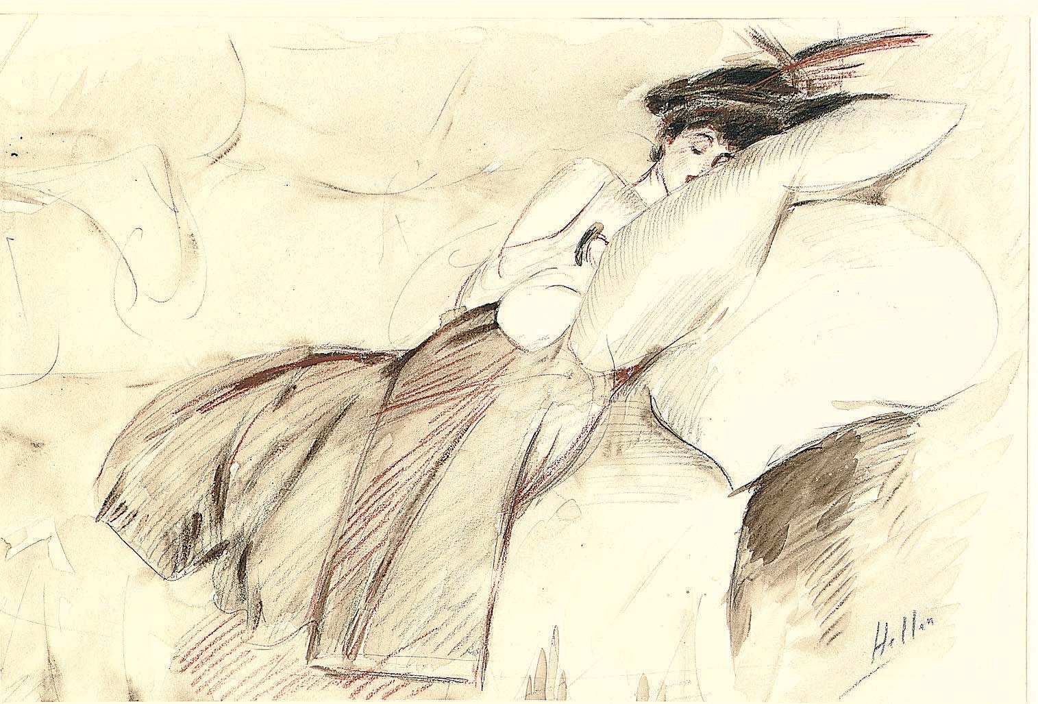 Paul-César Helleu (Vannes 1859-1927 Paris)