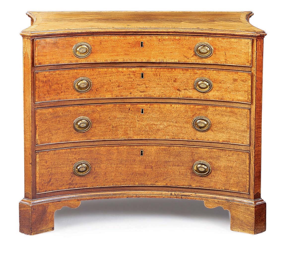 A GEORGE III MAHOGANY CHEST